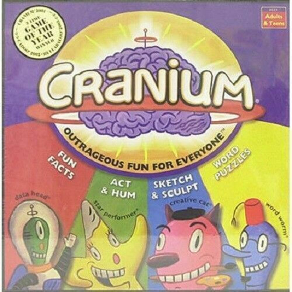 Cranium The Game 4 Your Whole Brain 1998 Outrageous Game Board - 3027950